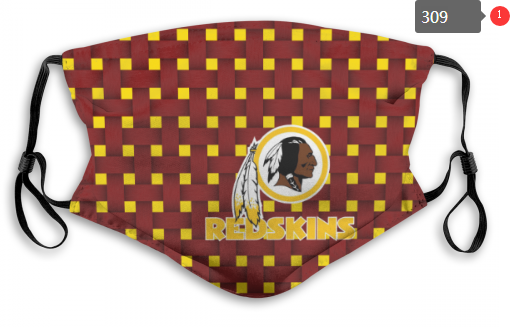 NFL Washington Red Skins #1 Dust mask with filter->nfl dust mask->Sports Accessory